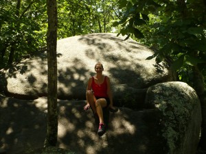 My first trip. That is one big rock!