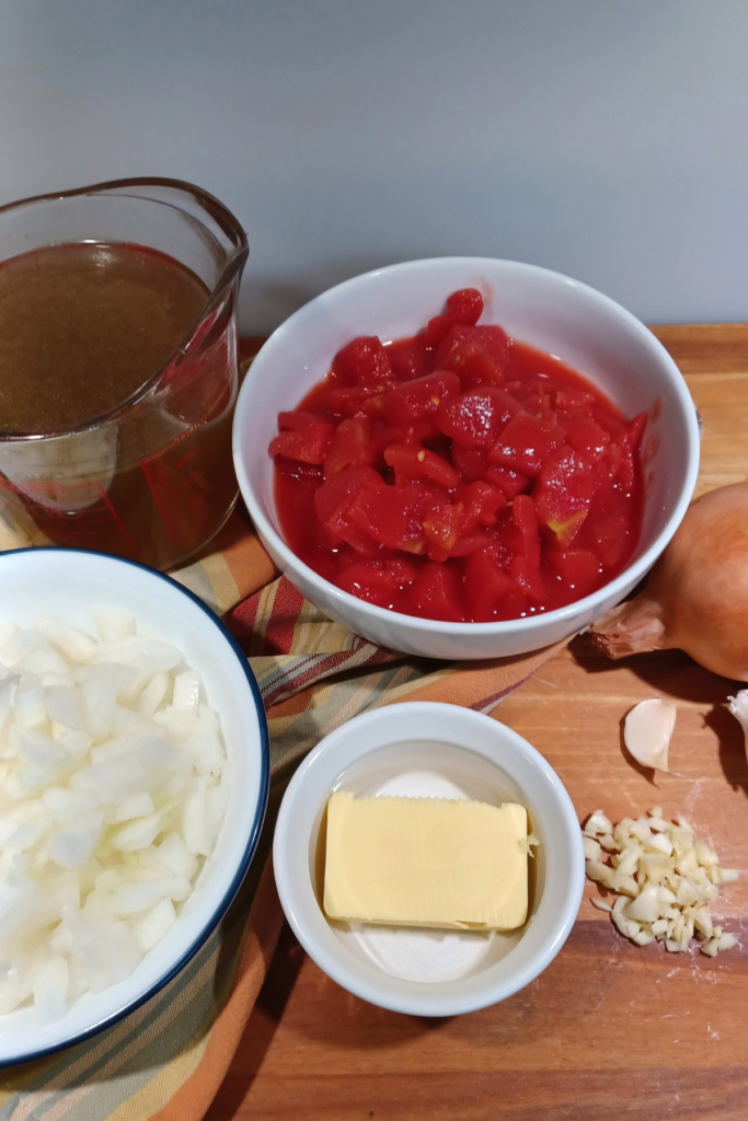 ingridents for homemade tomato soup recipe